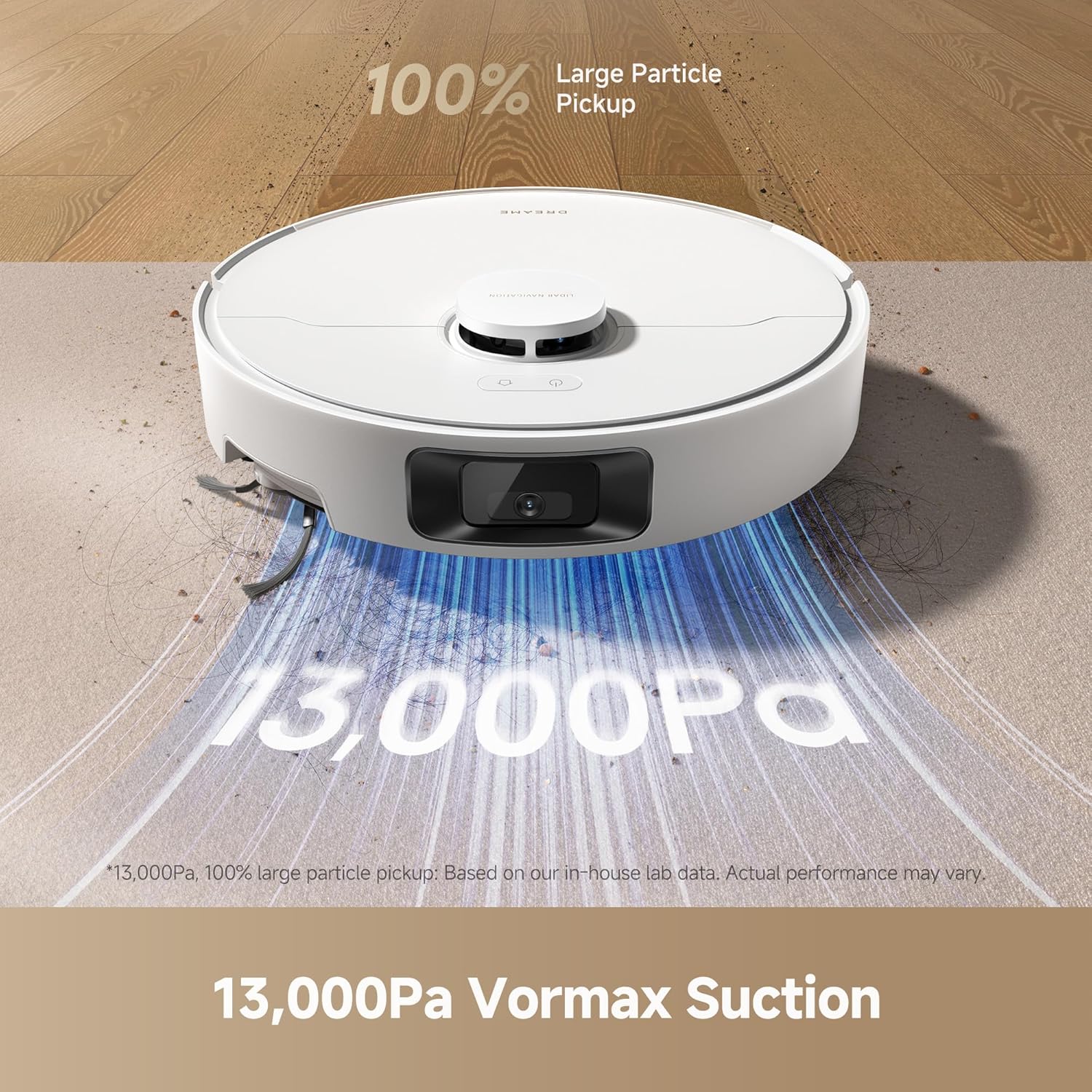 Robot Vacuum Mop 13000Pa Self Empty LiDAR Mapping Pet Hair