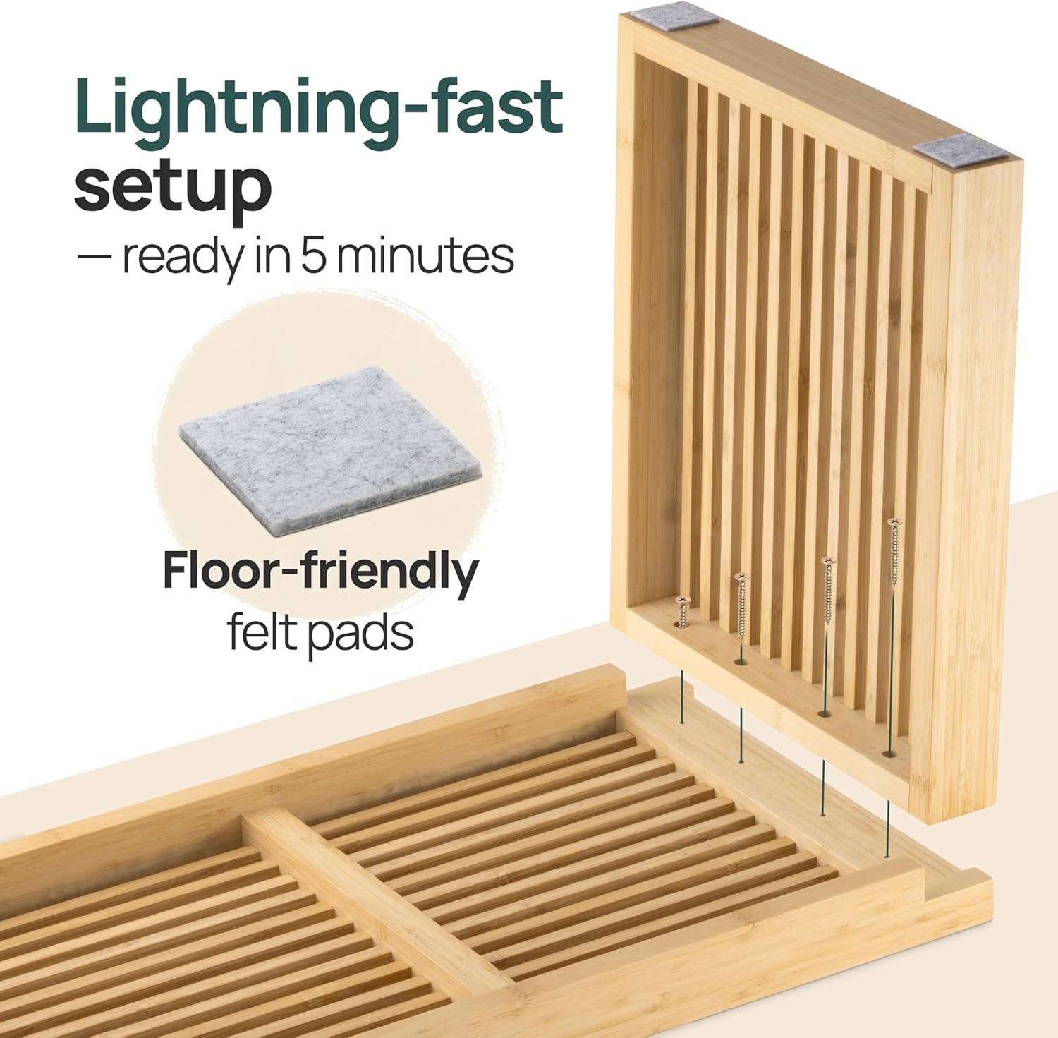 Bamboo Dining Bench Wooden Hallway Bathroom Seat Indoor Bench
