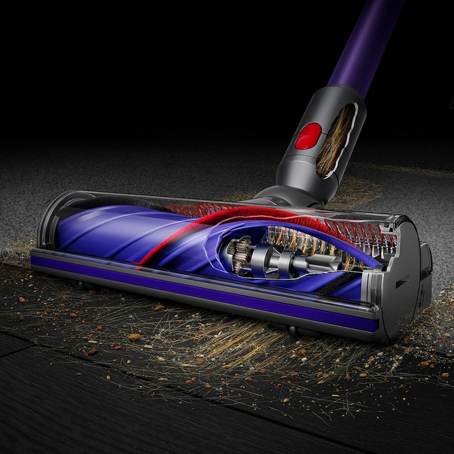 Cordless Stick Vacuum 200AW Powerful 60min Runtime Anti Tangle