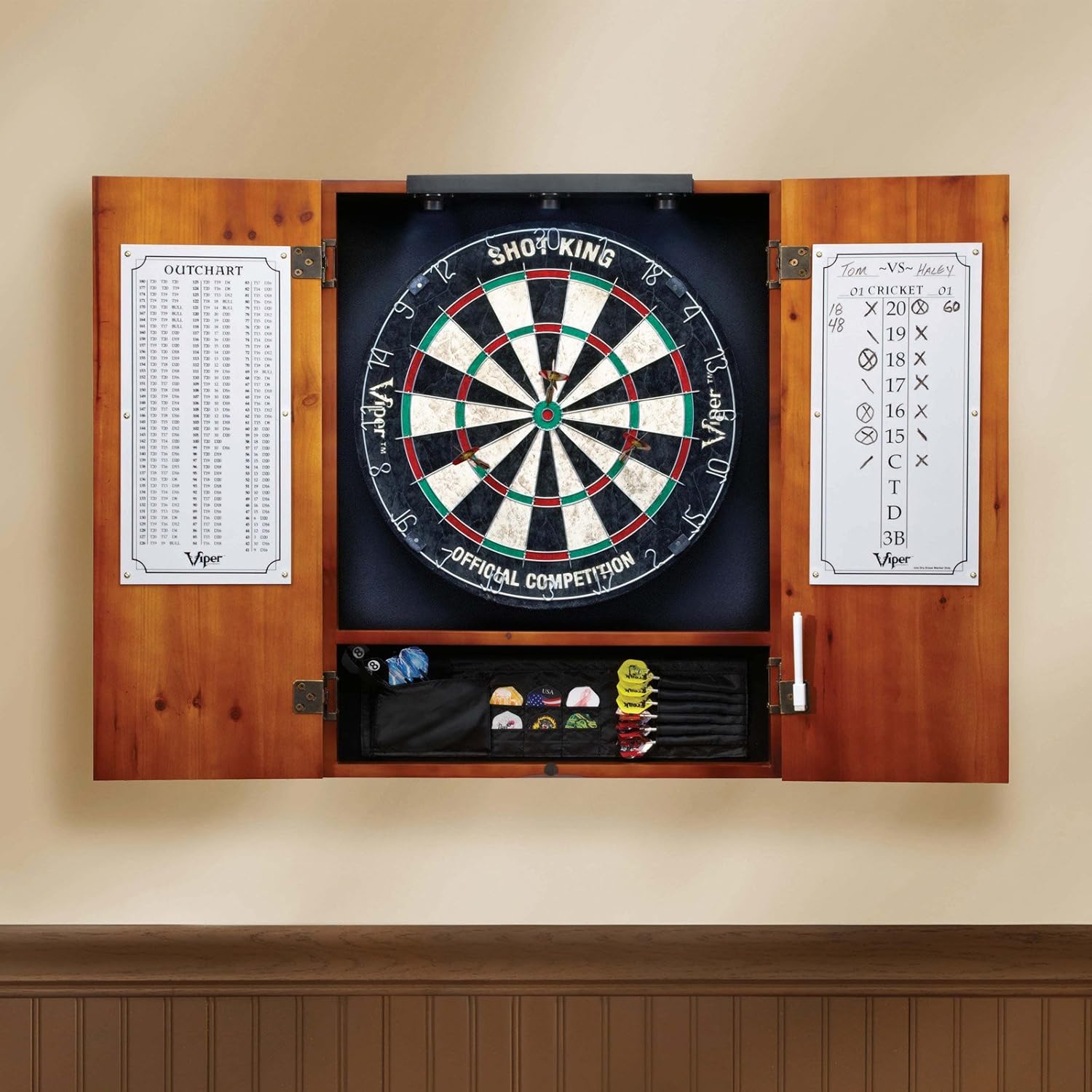 Dartboard Cabinet LED Light Adjustable Pods Display Lamp
