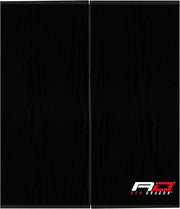 Dartboard Cabinet Wooden Black Scoreboard Doors Wall Mount