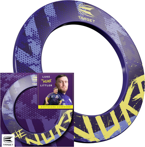 Dartboard Surround Ring Wall Protector Purple Yellow Universal Fit