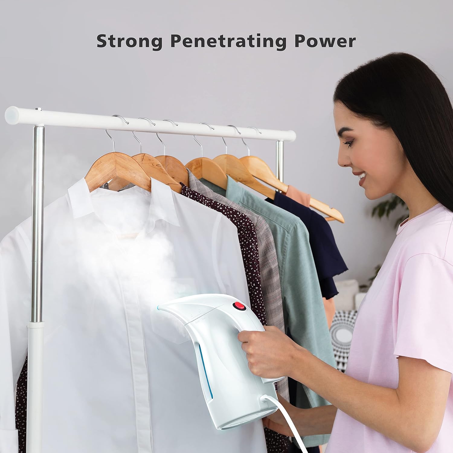 Handheld Garment Steamer 700W 240ml Tank Portable Travel