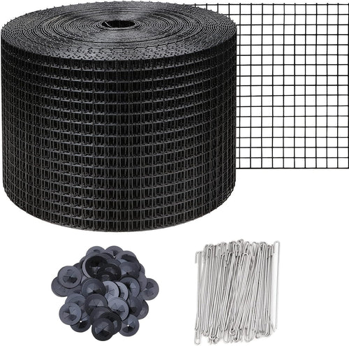 8in x 100ft Solar Panel Bird Guard Mesh with 70 Clips