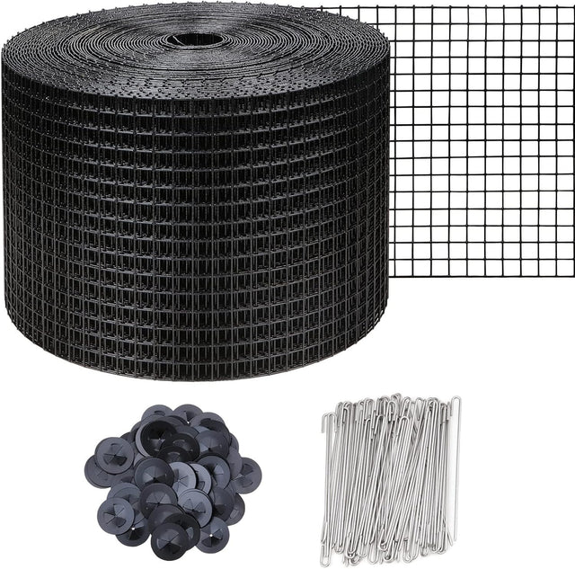 8in x 100ft Solar Panel Bird Guard Mesh with 70 Clips