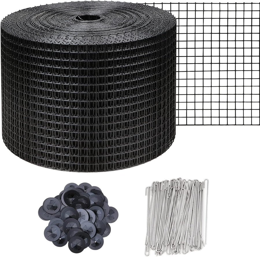 8in x 100ft Solar Panel Bird Guard Mesh with 70 Clips