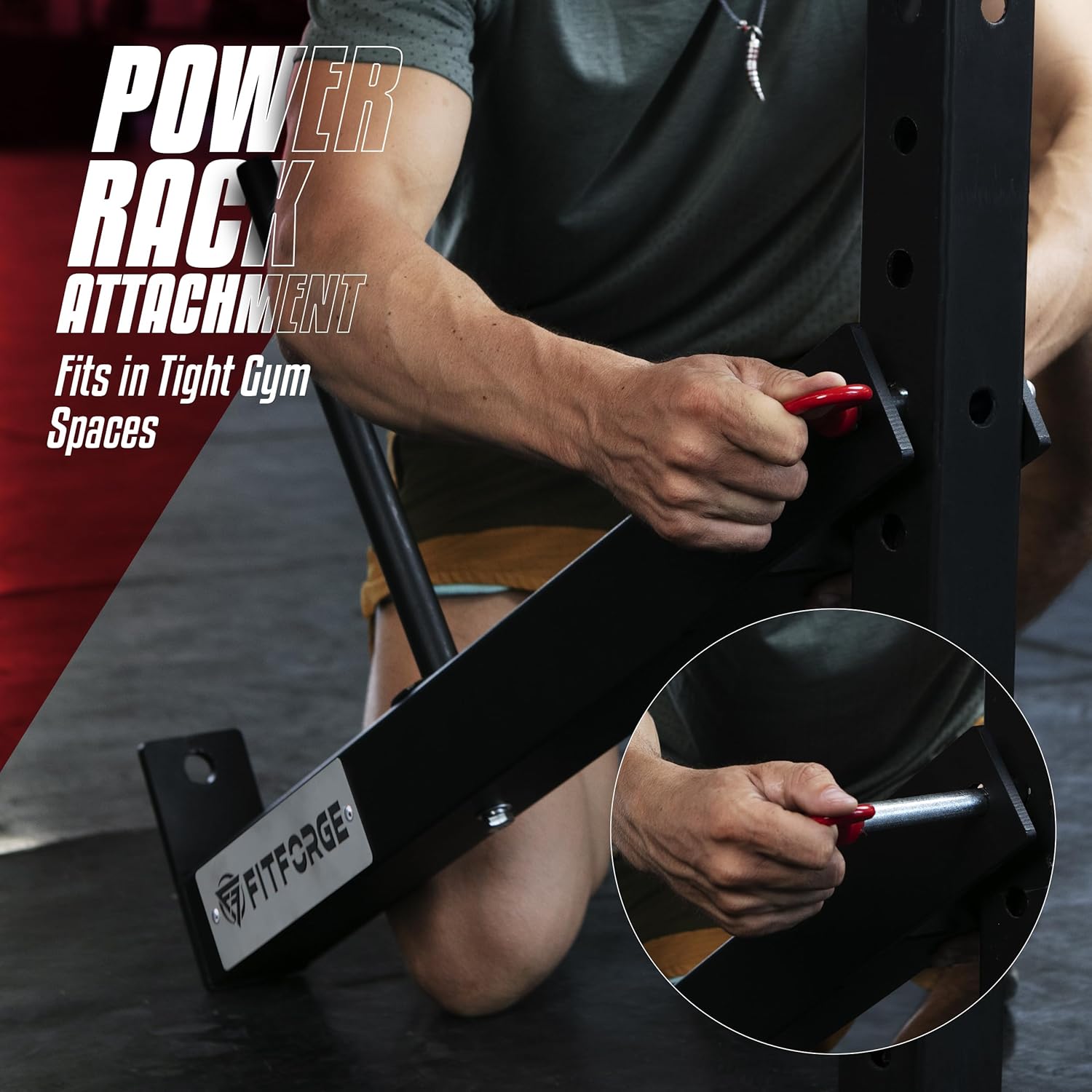 Belt Squat Attachment Power Rack Add On Heavy Duty Leg Trainer
