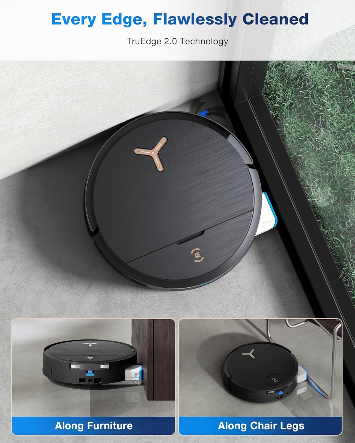 Robot Vacuum Mop 16600Pa Auto Wash Self Empty AI LiDAR WiFi