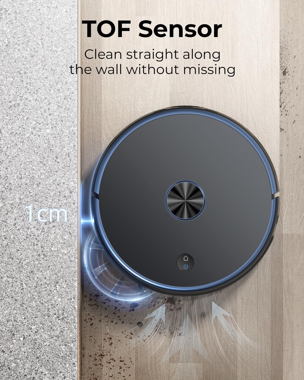 Robot Vacuum Mop Combo Self Empty 4000Pa LiDAR Smart Mapping App