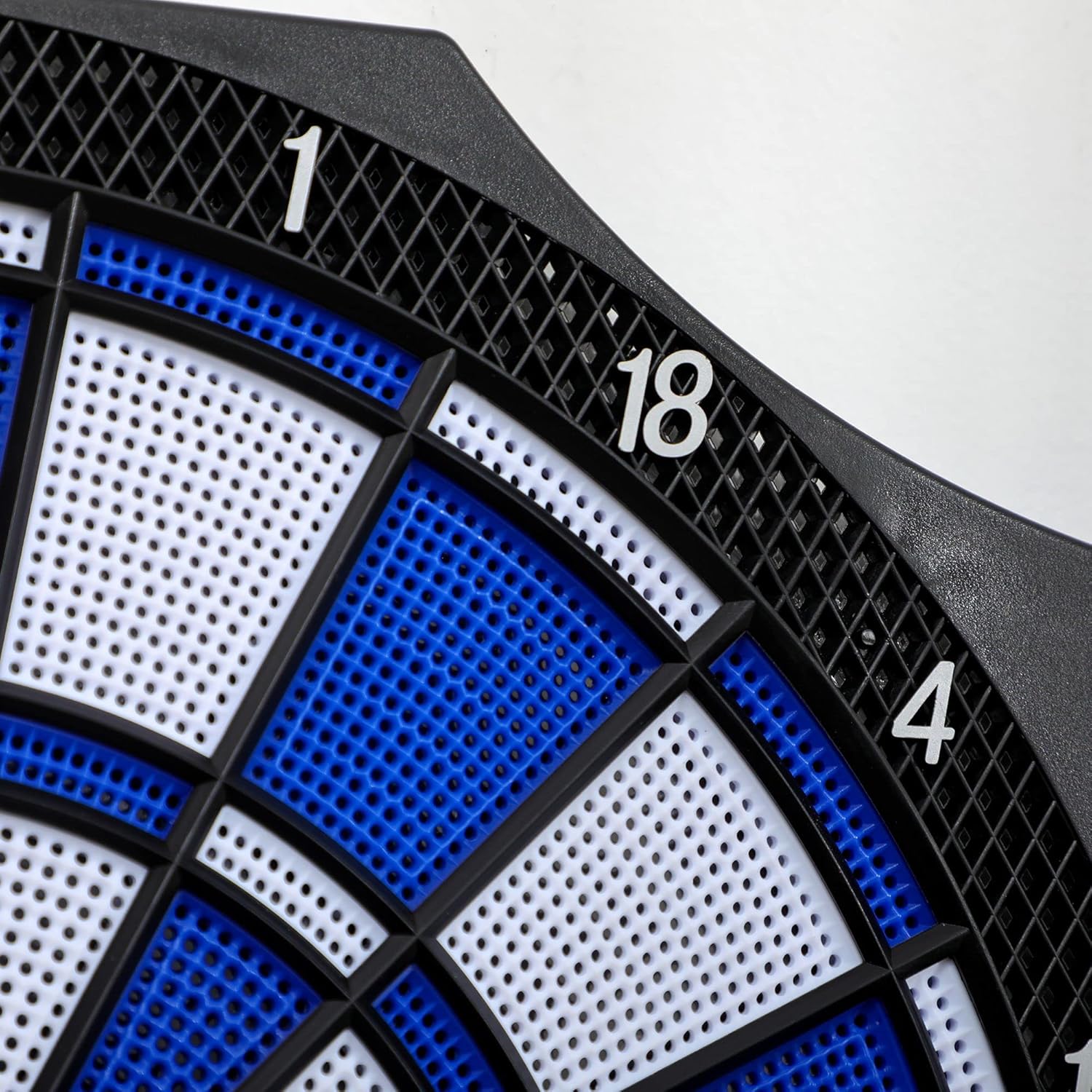 Electronic Dartboard Cabinet Set LCD Scoring 31 Games 6 Darts