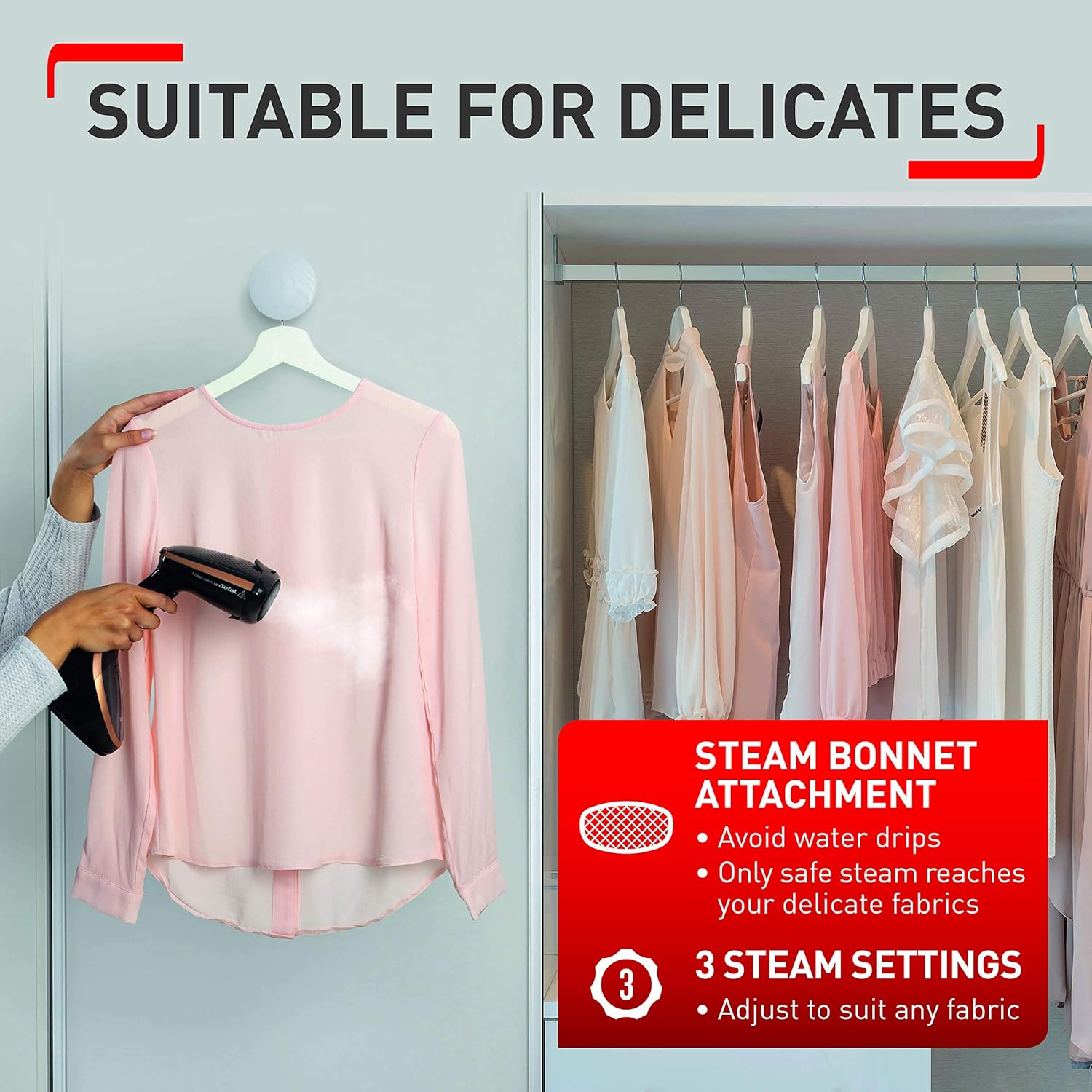 Handheld Garment Steamer 1600W 30g Steam Heated Plate Fast