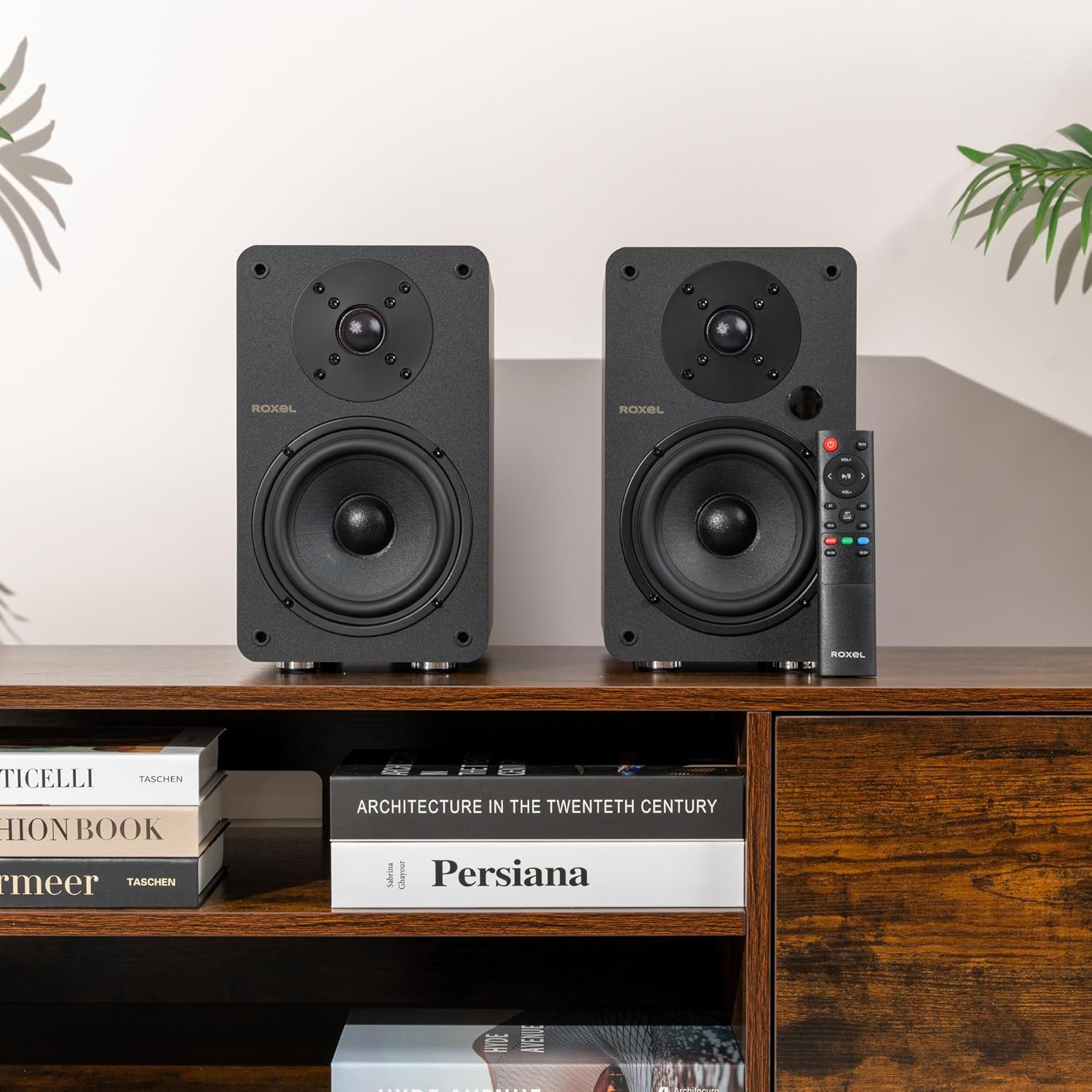 Bookshelf Speakers 100W RMS Bluetooth HDMI ARC 5.25 Bass