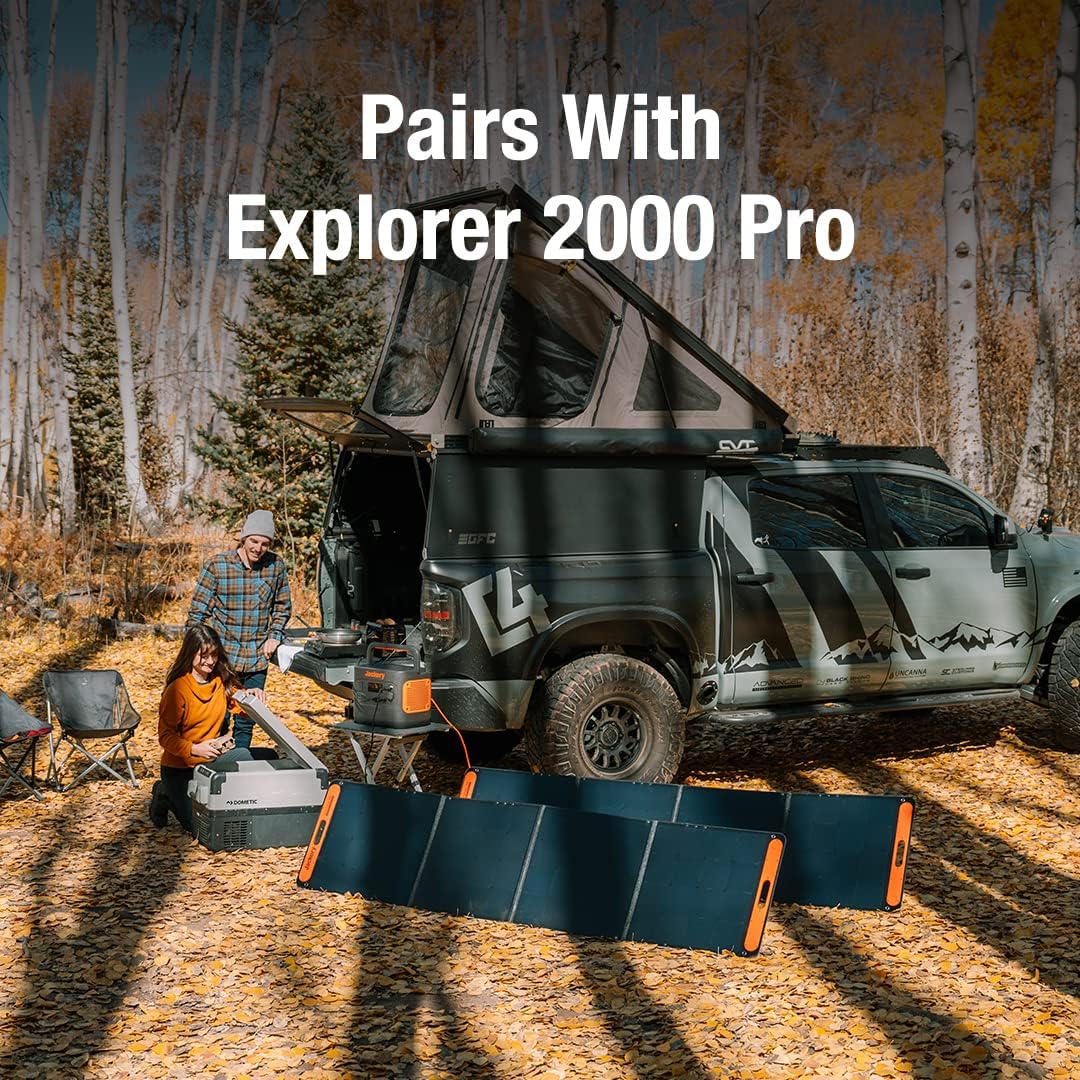 200W Foldable Solar Panel Portable High Efficiency ETFE Camping RV
