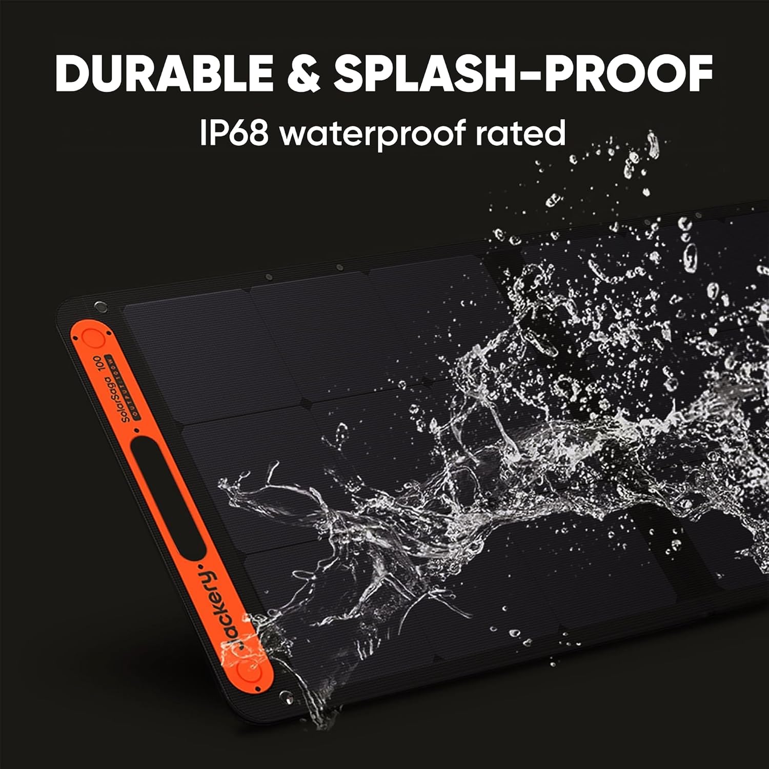 100W Portable Solar Panel Foldable Charger 5M Cable