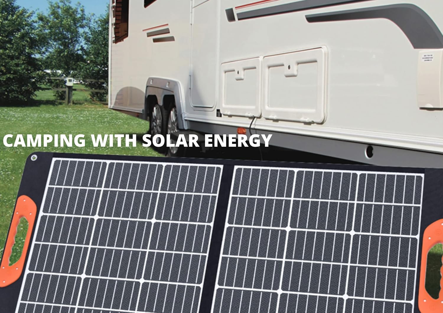 100W Foldable Solar Panel Portable Charger USB DC RV Camping