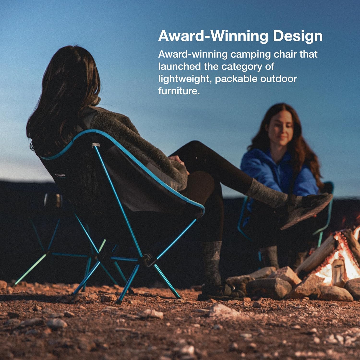 Lightweight Compact Camping Chair Foldable Tan Seat