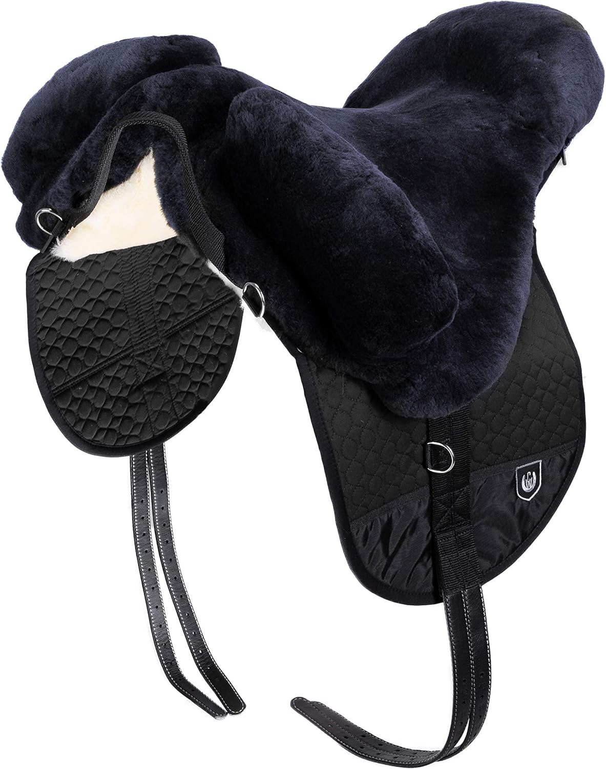 Lambskin Treeless Bareback Horse Saddle Pad Premium Plus