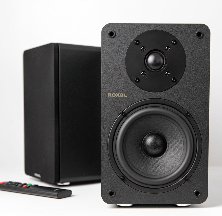 Bookshelf Speakers 100W RMS Bluetooth HDMI ARC 5.25 Bass