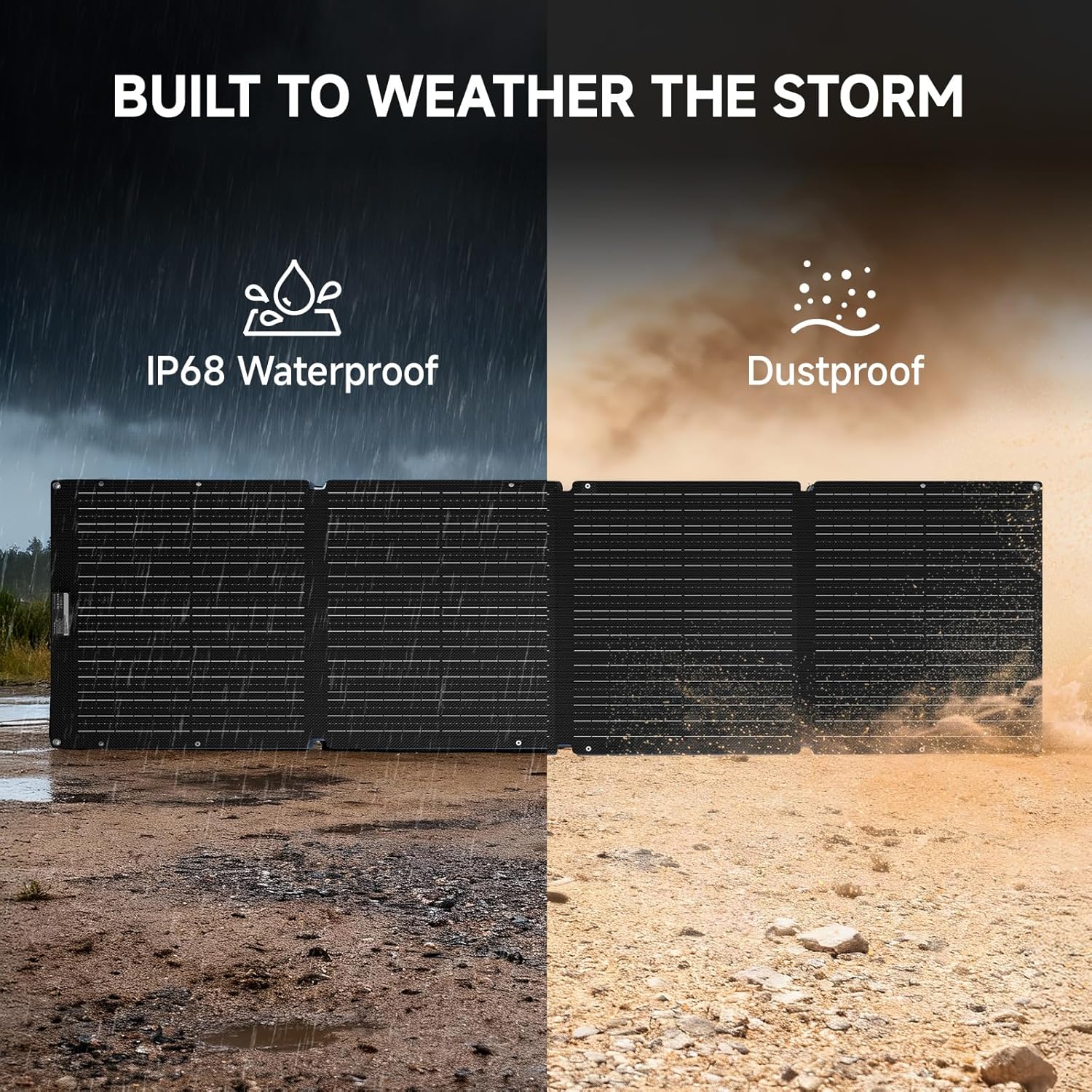200W Foldable Solar Panel ETFE IP68 Portable Charger