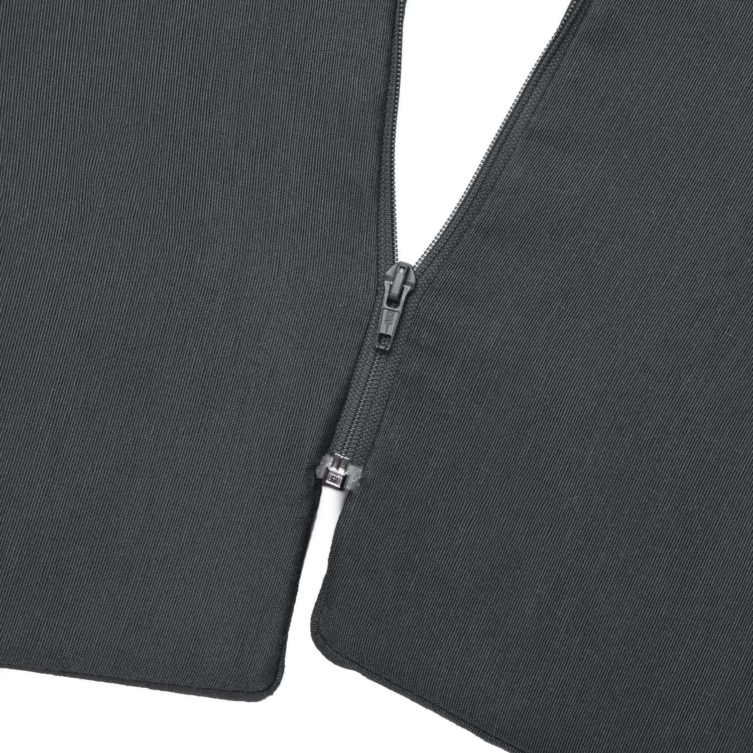 2 Pack Sun Lounger Cushion Pads 175x45x5cm Grey