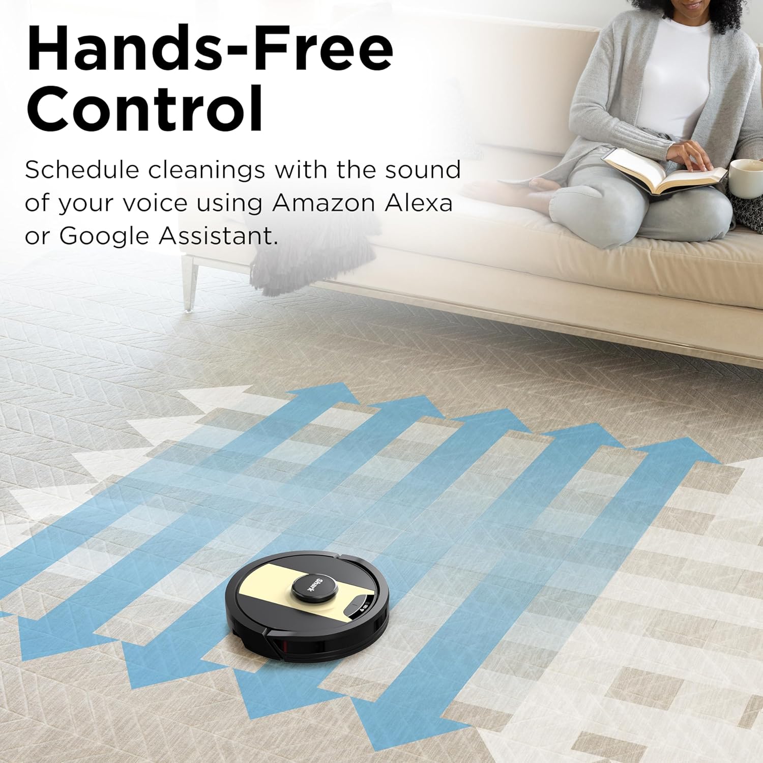 Robot Vacuum Mop Smart Mapping Sonic Scrub Pet Hair Alexa WiFi