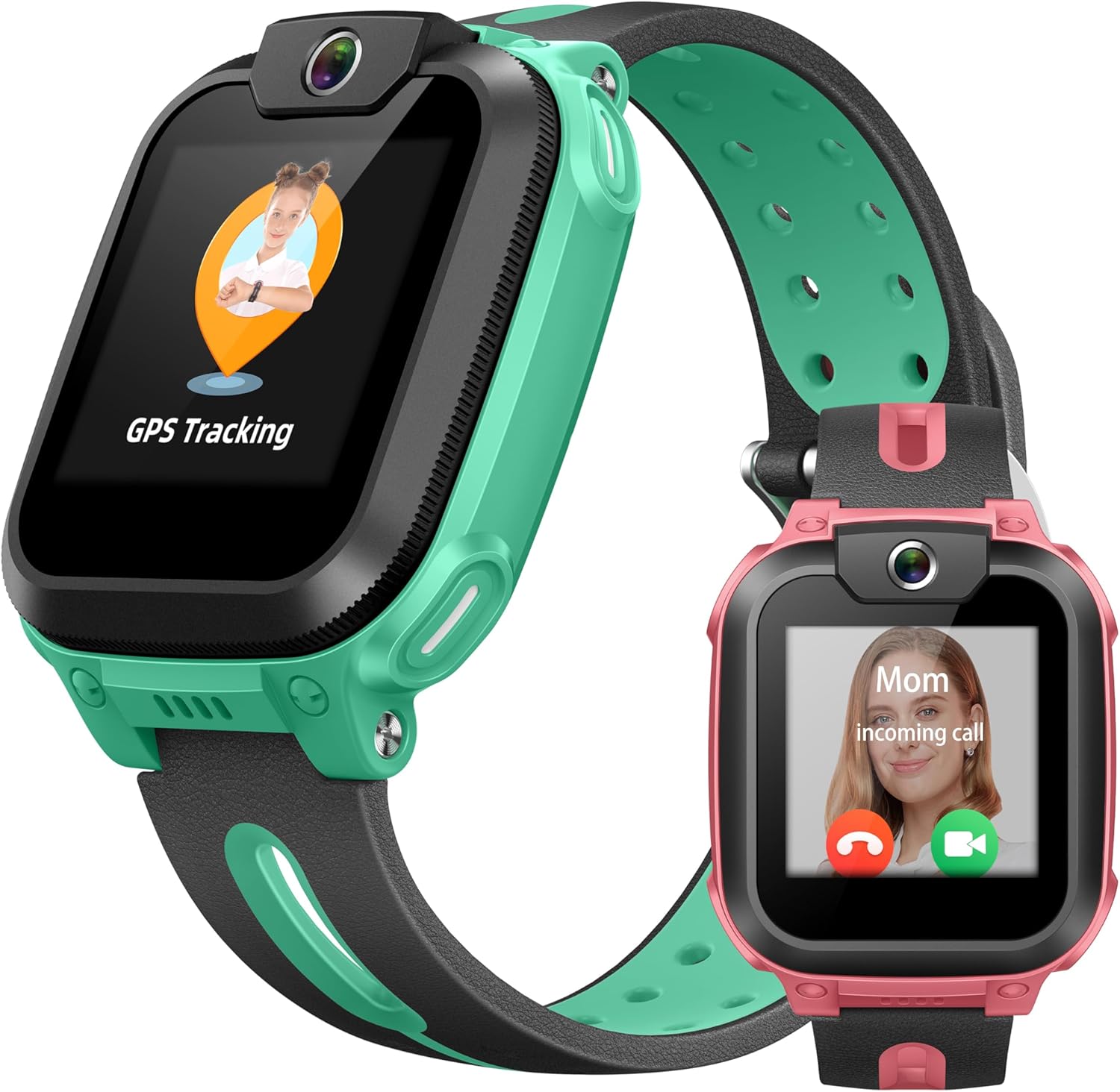 Kids 4G Smart Watch GPS Video Call Green