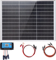 60W Solar Panel Kit 12V 24V Controller Boat Caravan Shed