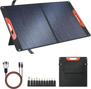 100W Foldable Solar Panel USB C QC3 Portable Charger Camping