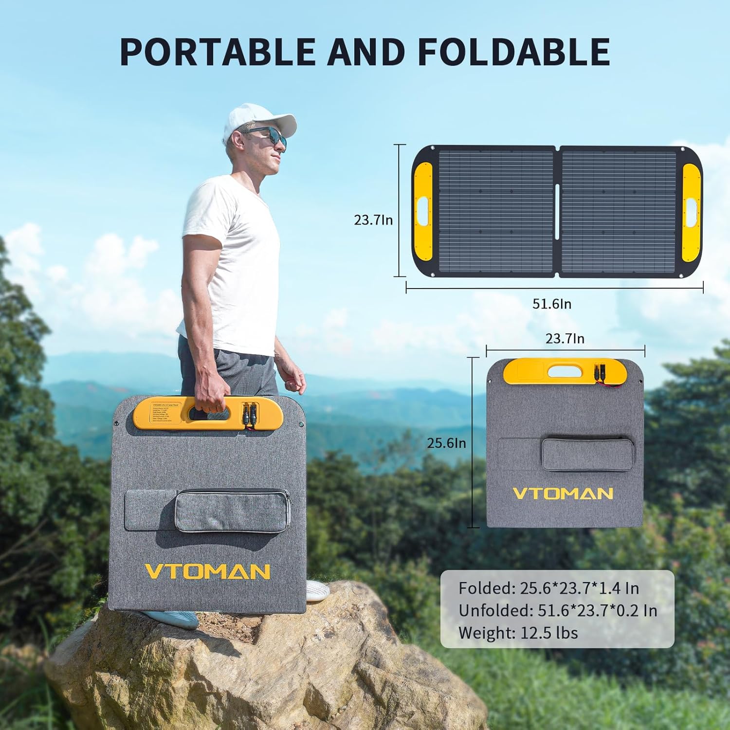 1500W Portable Power Station 828Wh LiFePO4 Solar Generator 110W Panel