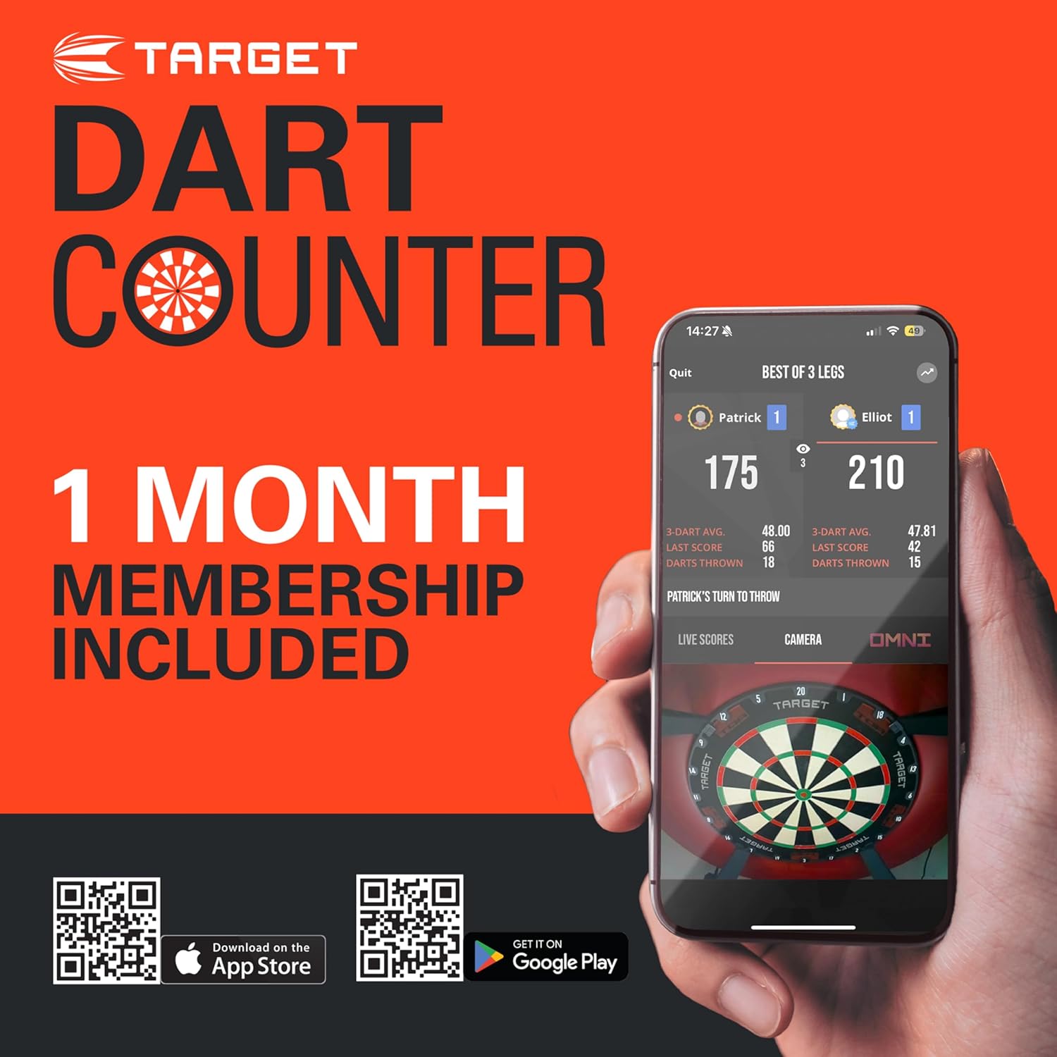 Bristle Dart Board Set Steel Tip Darts Staple Free Starter Kit