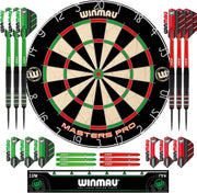 Dart Board Set with Surround Home Practice Game Room Setup