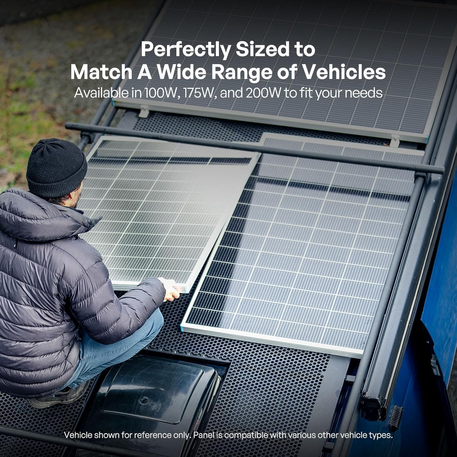 200W 24V Solar Panel 25 Percent Efficiency Mono IP67 RV Off Grid