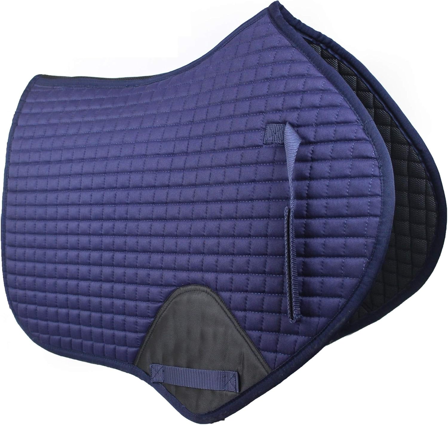 Quilted Close Contact Jump Saddle Pad with Vented Spine
