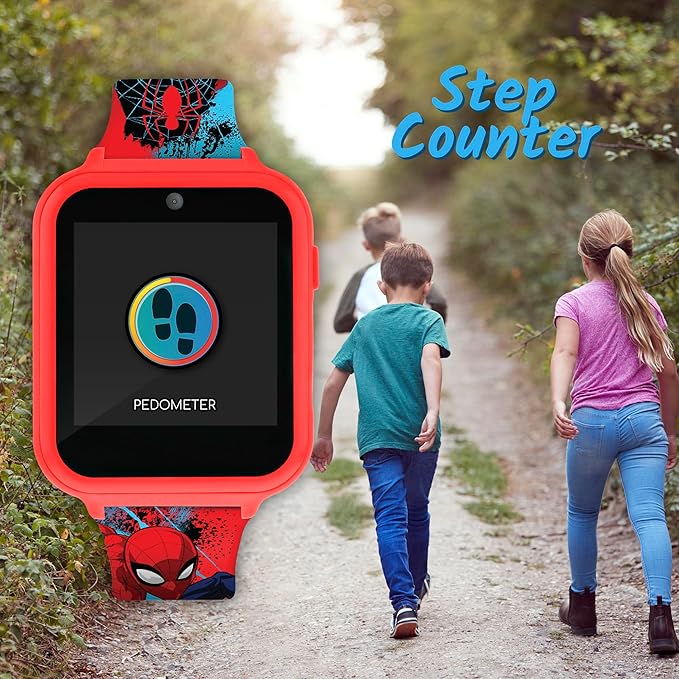 Spiderman Kids Digital Smart Watch Camera Games Fitness Tracker