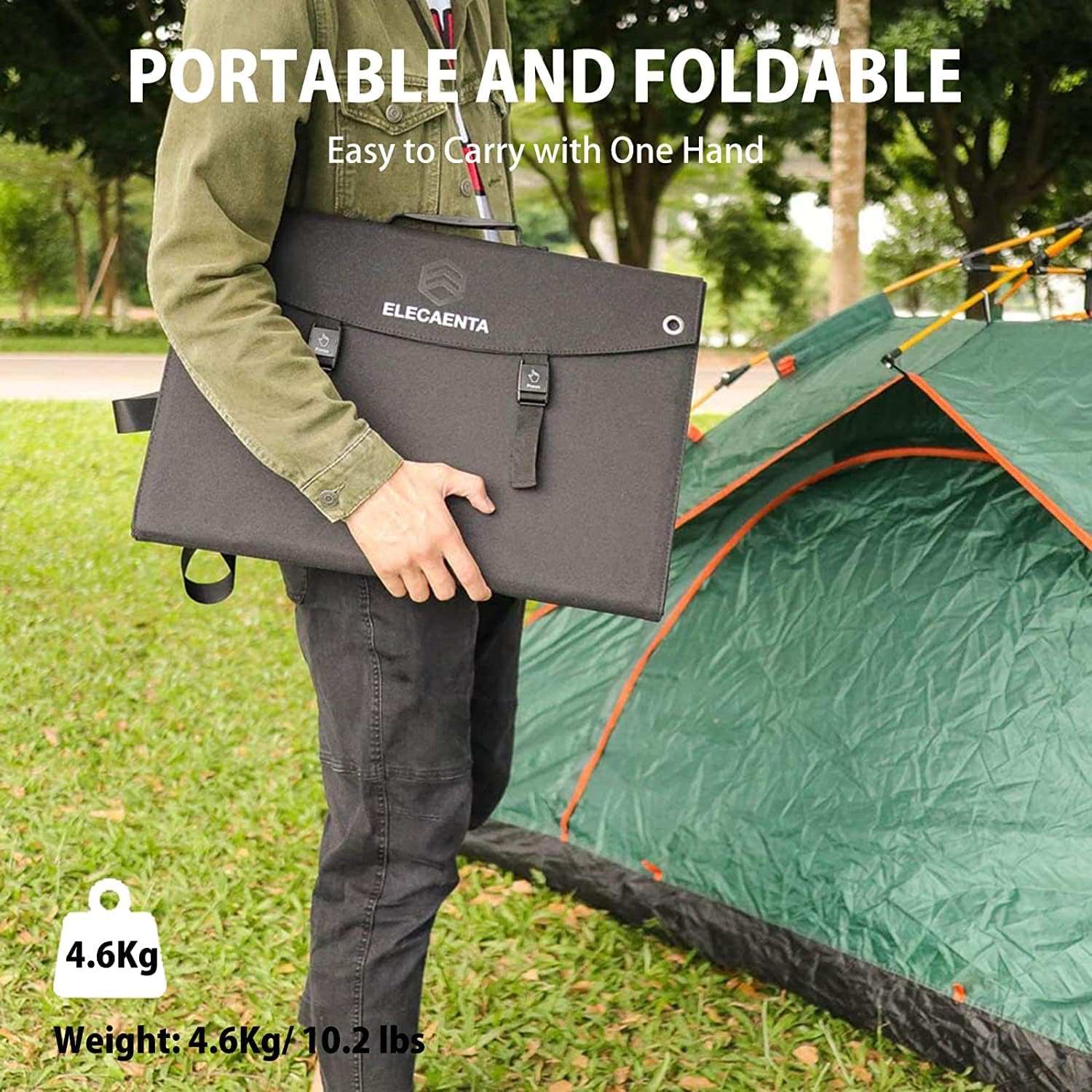 120W Foldable Solar Charger PD45W XT60 Anderson Travel