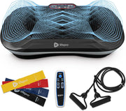 Vibration Plate Exercise Machine 99 Speed Fitness Platform Bands