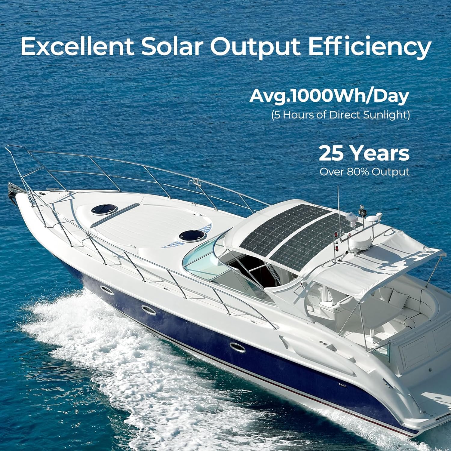 400W Flexible Solar Panel Kit 12V RV Marine Roof
