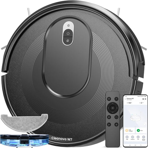 Robot Vacuum Mop 4500Pa Slim Quiet Smart Pet Hair Cleaner
