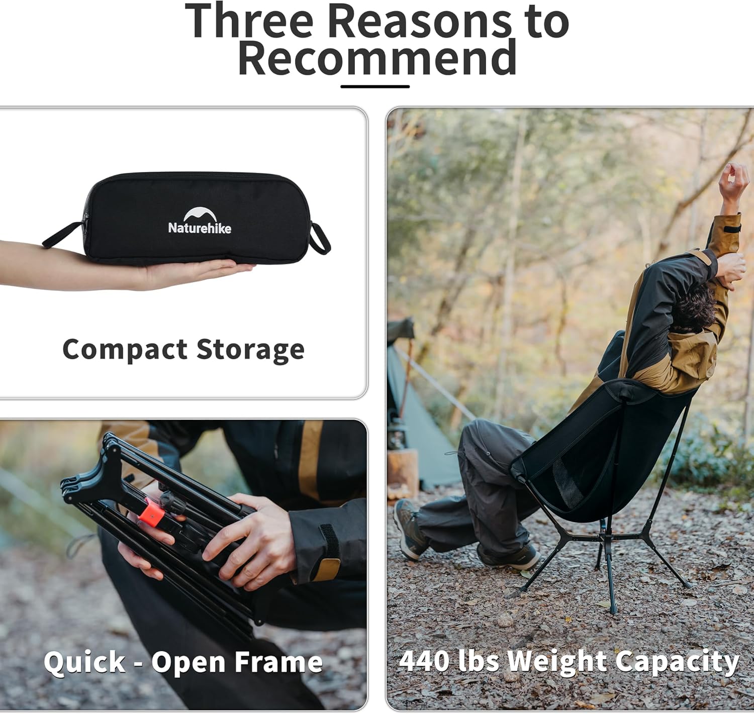 Lightweight Camping Chair Compact Folding Backpack Seat