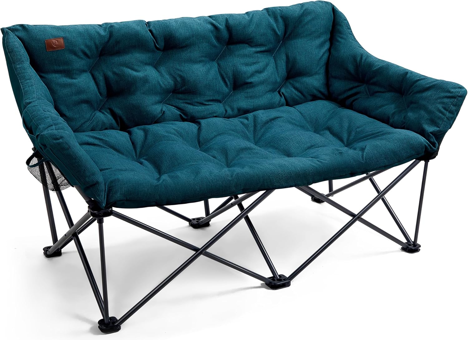 Double Camping Chair 400KG Heavy Duty Folding Sofa Green