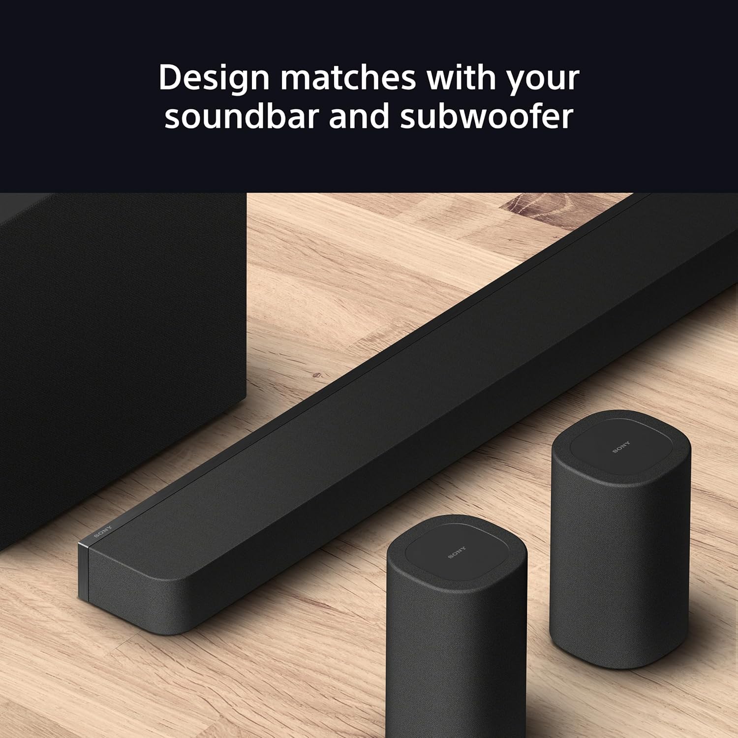 Wireless Rear Speakers 100W 360 Spatial Surround Home Theater
