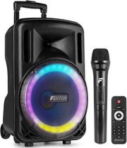 Portable PA Speaker 450W 10 Inch Bluetooth LED Wireless Mic