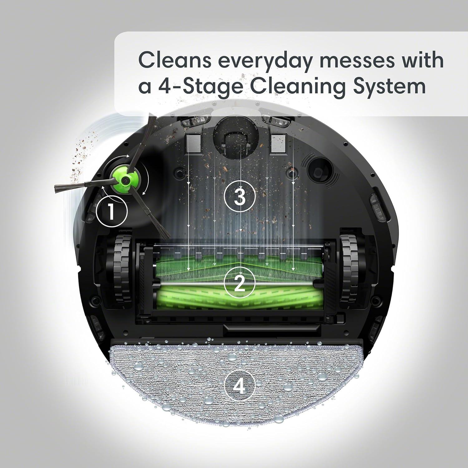 Robot Vacuum Mop Smart Mapping Pet Avoidance Alexa App Control