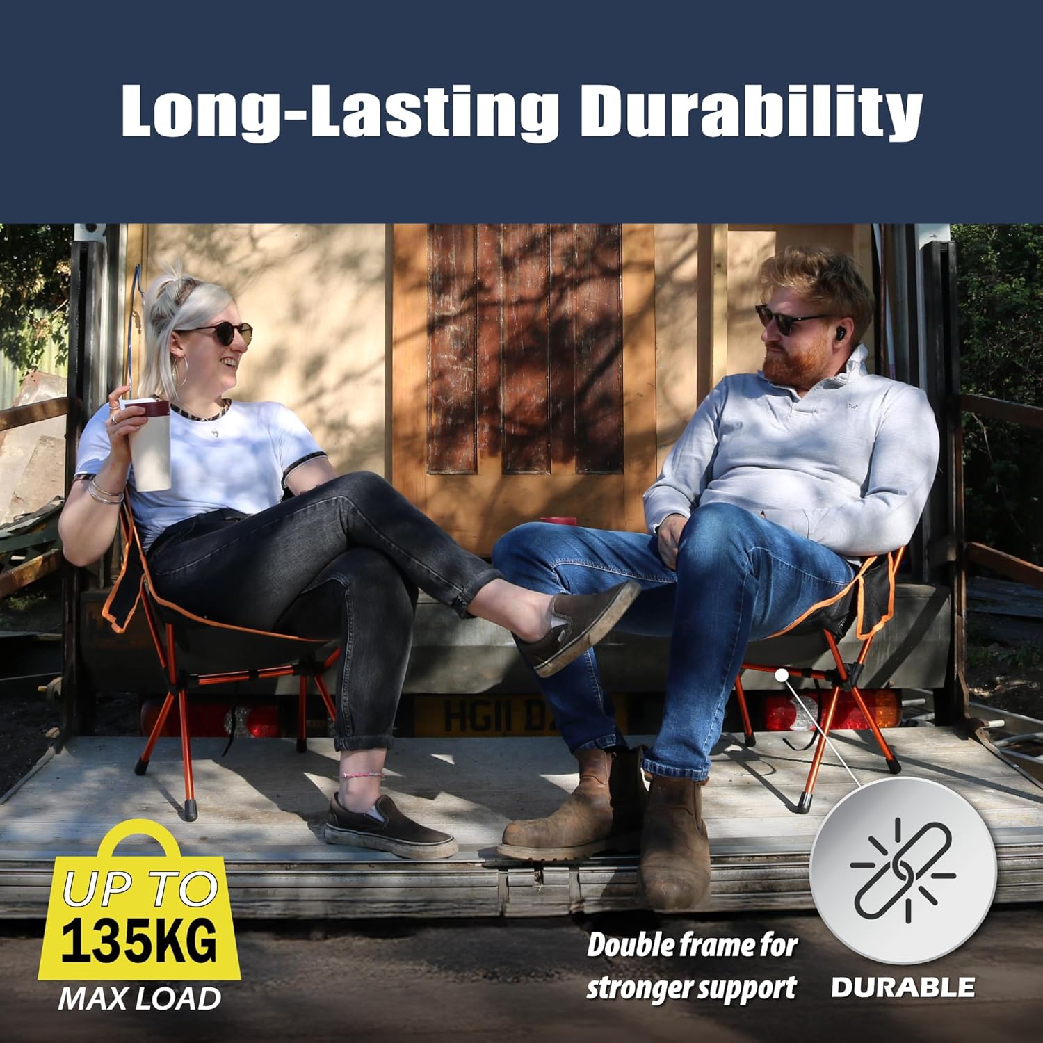 Ultralight Camping Chair Foldable 0.9kg Backpacking Chair