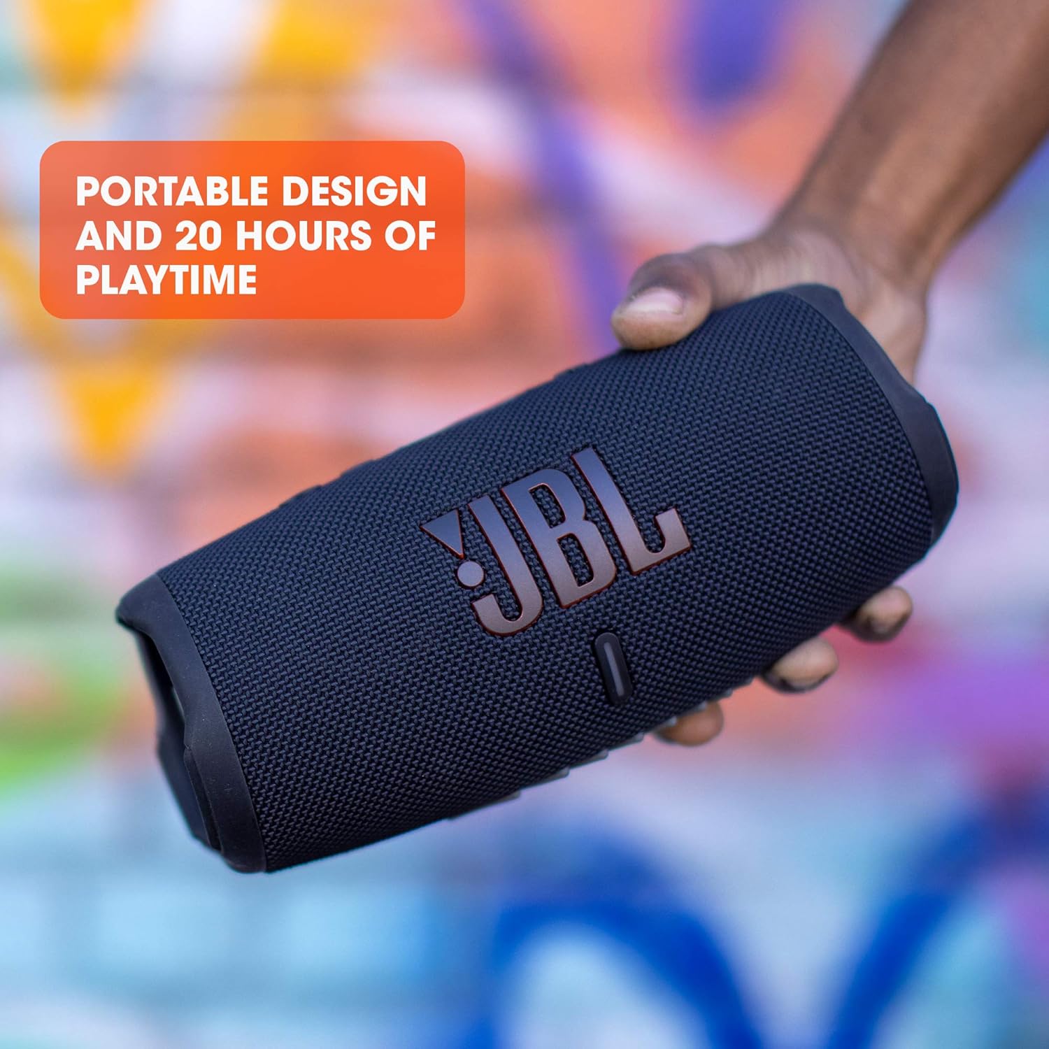 Bluetooth Speaker Waterproof 20Hr Battery Portable Bass Powerbank