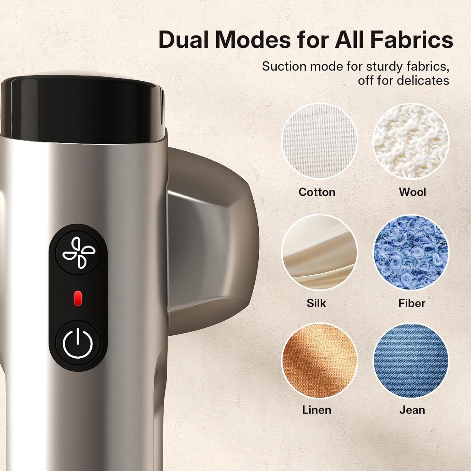 Handheld Garment Steamer Auto Suction 2in1 Travel Iron Fast