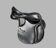 Black Leather Treeless Horse Saddle 15 Inch Flexible GP Comfort Seat