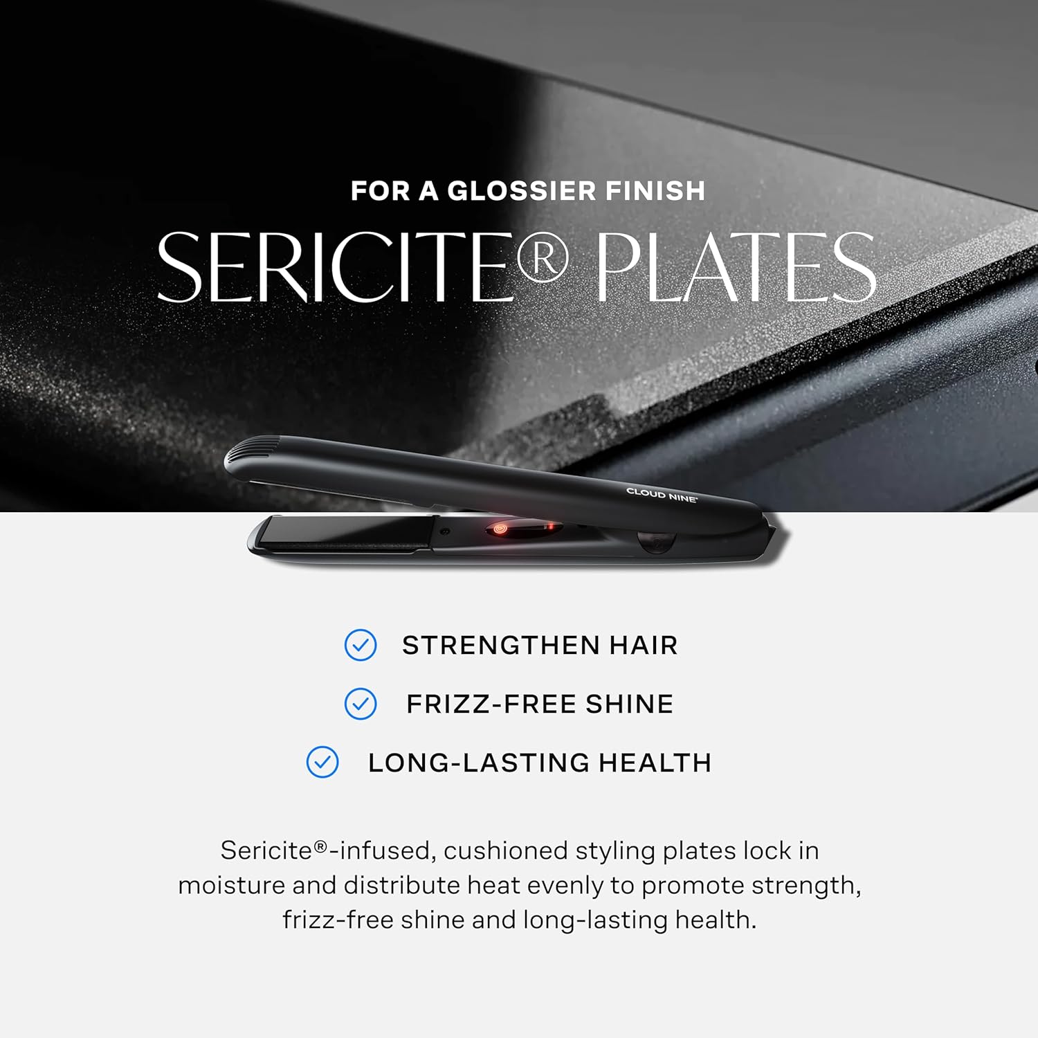 Hair Straightener Ceramic Floating Plates Variable Heat Styling Iron