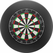 18in Professional Dartboard Sisal Set with Surround Wall Protector
