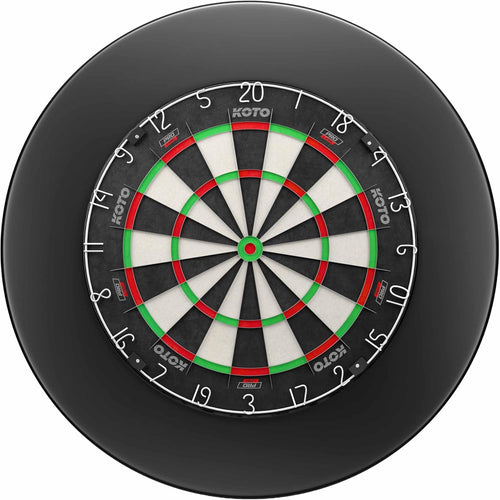 18in Professional Dartboard Sisal Set with Surround Wall Protector